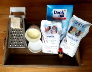Waschpulver selbst herstellen ohne Plastik Material